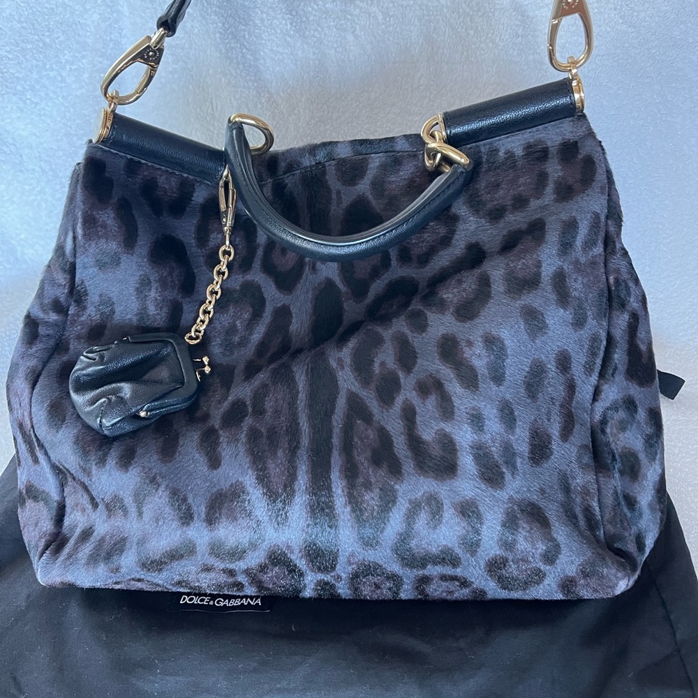Dolce & Gabbana rare fur and leather Sicily 2012. Signs of usage, see pictures